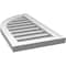Ekena Millwork Quarter Round Top Left Surface Mount PVC Gable Vent w/ 2"W x 1-1/2"P Brickmould Frame, 14"W x 26"H GVPQL14X2602SF - alternate 4